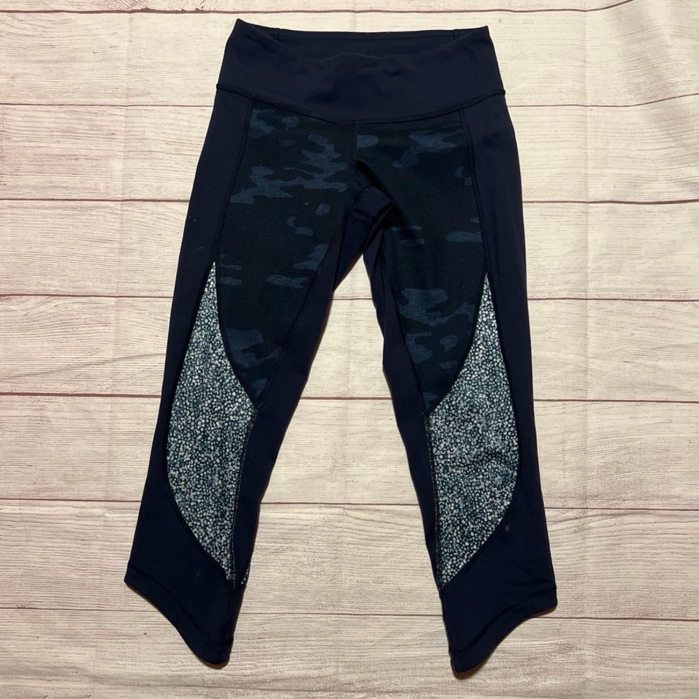 Lululemon wunder under cropped leggings size 4